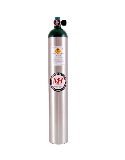 Mountain High AL-682 Aluminium oxygen bottle - navboys.com