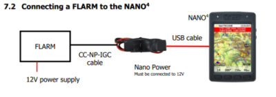 Cable NANO to Flarm - CC-NP-IGC