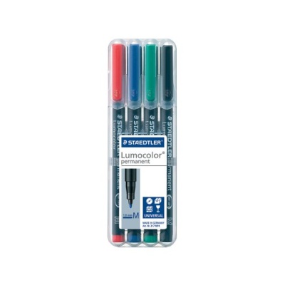 Map Marking Pen - Permanent Medium Tip (Pack of 4)