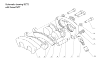 Brake Lining BZT2 Set