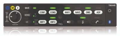 Trig TMA45 Audio Panel, Stereo (complete system)